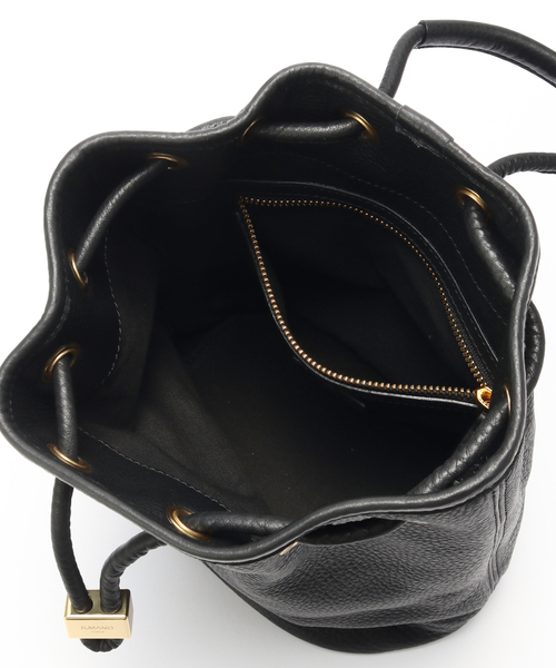 EDIFICE（エディフィス）の「S.MANO (エス マーノ) DRAWSTRING BAG SMALL（ハンドバッグ・メンズ・ブラック・FREE）」の5枚目の写真