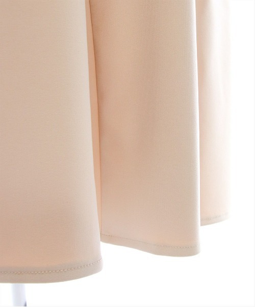 CLEAR BASIC（クリアベーシック）の「【低身長サイズ有】配色肩リボンフレアワンピース[大人フェミニン 骨格ナチュラル]≪SS新作≫（ワンピース・レディース・ベージュ/ブラック・F/XS）」の8枚目の写真