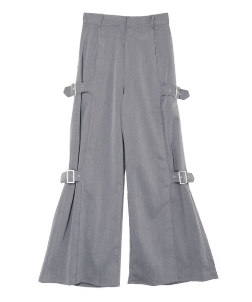 EATME（イートミー）の「サイドベルトワイドパンツ（その他パンツ・レディース・オフホワイト/グレー・SMALL/MEDIUM）」の2枚目の写真