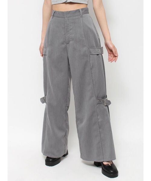 EATME（イートミー）の「サイドベルトワイドパンツ（その他パンツ・レディース・オフホワイト/グレー・SMALL/MEDIUM）」の22枚目の写真