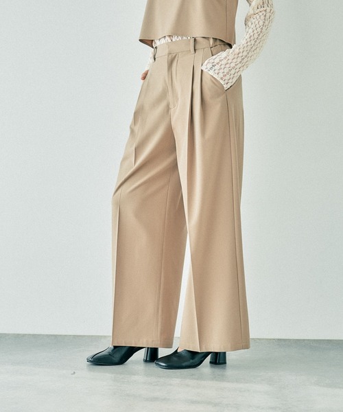 LEPSIM（レプシィム）の「TRタックパンツ　242649（その他パンツ・レディース・ブラック/グレー/サンドベージュ・FREE）」の21枚目の写真