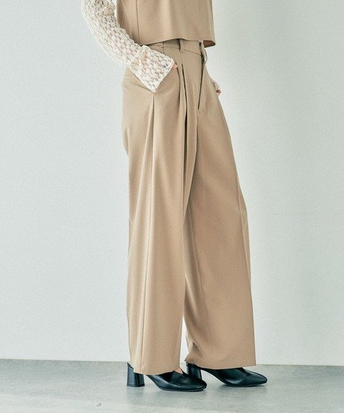 LEPSIM（レプシィム）の「TRタックパンツ　242649（その他パンツ・レディース・ブラック/グレー/サンドベージュ・FREE）」の20枚目の写真