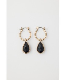 STONE HOOP ピアス
