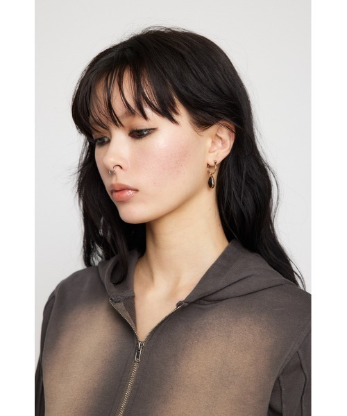 LAGUA GEM（ラグアジェム）の「STONE HOOP ピアス（ピアス（両耳用）・レディース・ゴールド/シルバー・FREE）」の7枚目の写真