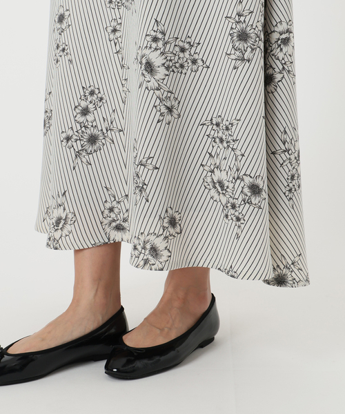 追加》ストライプフラワースカート（スカート）｜IENA（イエナ）の  