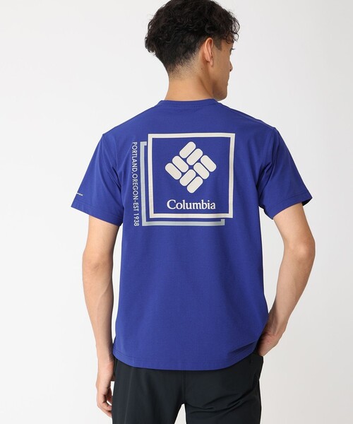 tシャツ Columbia／フォートモーニング グラフィック ショートスリーブティー／コロンビア／吸湿・速乾／UVカット／半袖Tシャツ レディース メ Columbia／ライトキャニオングラフィック ショートスリーブ T