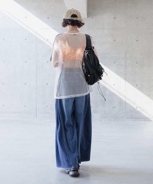 【裾から15cmまでセルフカット可能】ワイドフリーカットデニム　PAGEBOY セール】【裾から15cmまでセルフカット可能】ワイドフリーカット