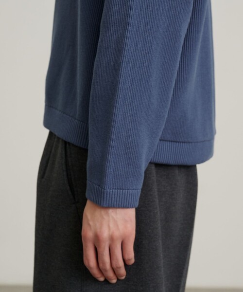 PUBLIC TOKYO(パブリックトウキョウ)の「ウォッシャブルショーティニット(ニット/セーター・メンズ・ライトグレー/ライトブルーグレー/その他・1/2)」の6枚目の写真