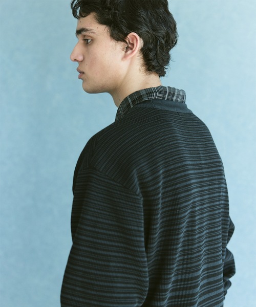 PUBLIC TOKYO(パブリックトウキョウ)の「ウォッシャブルショーティニット(ニット/セーター・メンズ・ライトグレー/ライトブルーグレー/その他・1/2)」の12枚目の写真