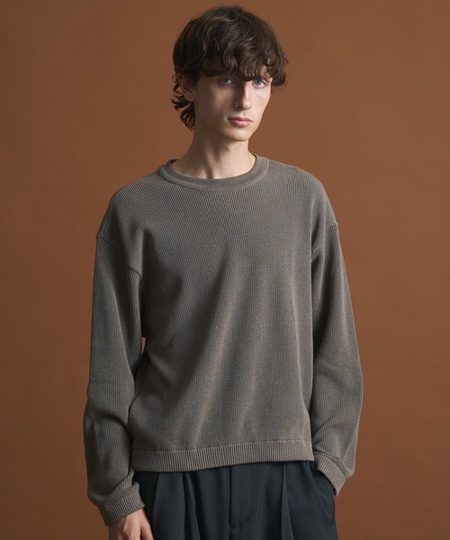 PUBLIC TOKYO(パブリックトウキョウ)の「ウォッシャブルショーティニット(ニット/セーター・メンズ・ライトグレー/ライトブルーグレー/その他・1/2)」の17枚目の写真