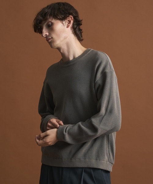 PUBLIC TOKYO(パブリックトウキョウ)の「ウォッシャブルショーティニット(ニット/セーター・メンズ・ライトグレー/ライトブルーグレー/その他・1/2)」の16枚目の写真