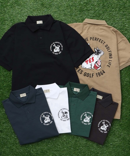 The Endless Summer(エンドレスサマー)の「TES GOLF 4WAY STRETCH POLO / ポロシャツ(ポロシャツ・メンズ・ブラック/ダークグリーン/ホワイト/チャコール/ベージュ/ネイビー・X-SMALL/MEDIUM/LARGE/X-LARGE)」の7枚目の写真