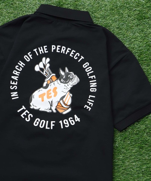 【希少⭐︎】リエラボ ダウン ペイズリー 46 ホワイトダックダウン TES GOLF 4WAY STRETCH POLO / ポロシャツ（ポロシャツ）｜The