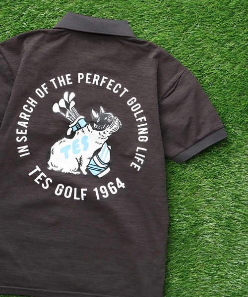The Endless Summer(エンドレスサマー)の「TES GOLF 4WAY STRETCH POLO / ポロシャツ(ポロシャツ・メンズ・ブラック/ダークグリーン/ホワイト/チャコール/ベージュ/ネイビー・X-SMALL/MEDIUM/LARGE/X-LARGE)」の15枚目の写真