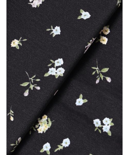 CALNAMUR（カルナムール）の「TULLE LAYERED FLOWER OP/チュールレイヤードフラワーワンピース（ワンピース・レディース・ホワイト/ブラック・SMALL/MEDIUM）」の17枚目の写真