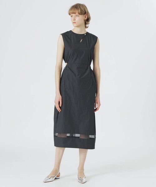 LOVELESS(ラブレス)の「カットアウトコクーンワンピース(ワンピース・レディース・ブラック/ブルー系その他3・36/34)」の3枚目の写真