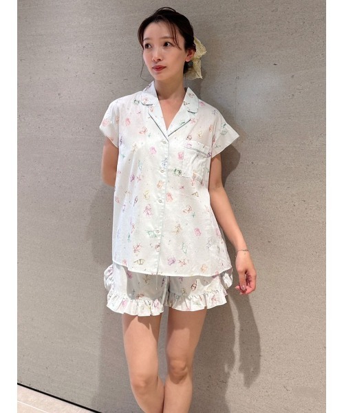 スナイデルホーム⭐︎開襟シャツ、パンツセット SNIDEL HOME（スナイデルホーム）の「【Silk】開襟シャツ×ロング