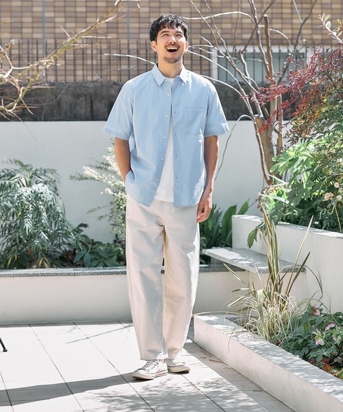 FOUND GOOD（ファウンドグッド）の「ブロードSSシャツ（シャツ/ブラウス・メンズ・ブルー系/ネイビー/グレー系・S/XL/M/L）」の16枚目の写真