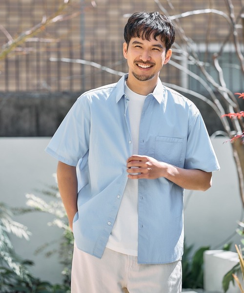 FOUND GOOD（ファウンドグッド）の「ブロードSSシャツ（シャツ/ブラウス・メンズ・ブルー系/ネイビー/グレー系・S/XL/M/L）」の17枚目の写真