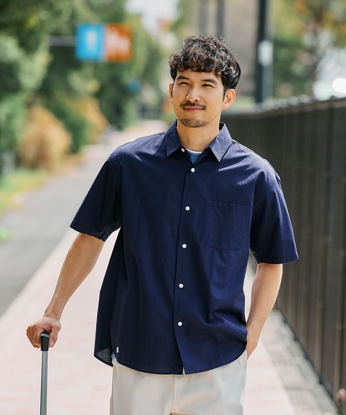 FOUND GOOD（ファウンドグッド）の「ブロードSSシャツ（シャツ/ブラウス・メンズ・ブルー系/ネイビー/グレー系・S/XL/M/L）」の10枚目の写真