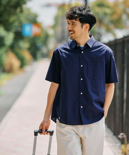 FOUND GOOD（ファウンドグッド）の「ブロードSSシャツ（シャツ/ブラウス・メンズ・ブルー系/ネイビー/グレー系・S/XL/M/L）」の11枚目の写真