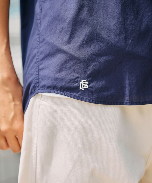 FOUND GOOD（ファウンドグッド）の「ブロードSSシャツ（シャツ/ブラウス・メンズ・ブルー系/ネイビー/グレー系・S/XL/M/L）」の12枚目の写真