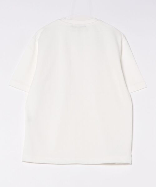 UNION STATION（ユニオンステーション）の「ふくれJQD×袖ポンチT（Tシャツ/カットソー・メンズ・ブラック/ホワイト/ネイビー・M/L/LL）」の4枚目の写真