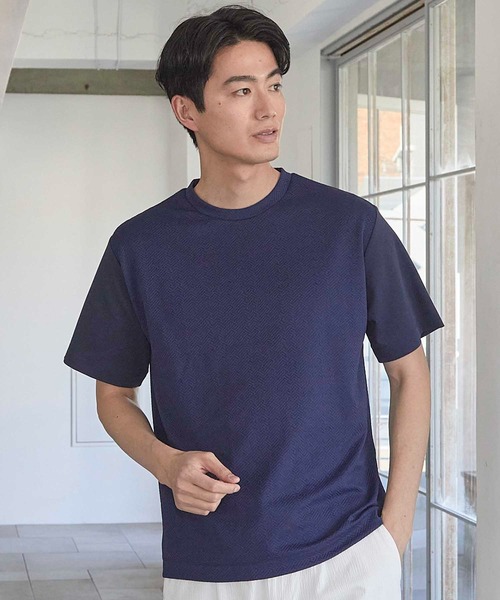 UNION STATION（ユニオンステーション）の「ふくれJQD×袖ポンチT（Tシャツ/カットソー・メンズ・ブラック/ホワイト/ネイビー・M/L/LL）」の3枚目の写真