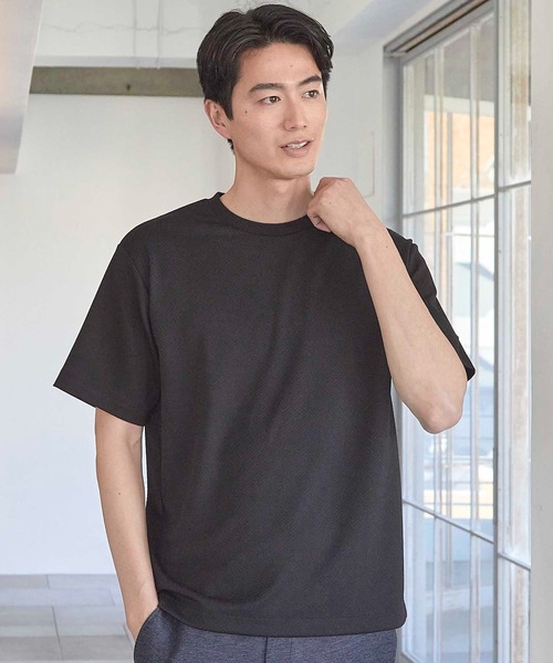 UNION STATION（ユニオンステーション）の「ふくれJQD×袖ポンチT（Tシャツ/カットソー・メンズ・ブラック/ホワイト/ネイビー・M/L/LL）」の5枚目の写真