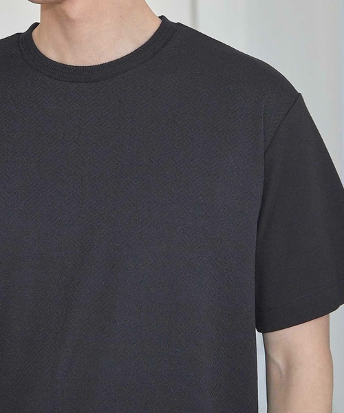 UNION STATION（ユニオンステーション）の「ふくれJQD×袖ポンチT（Tシャツ/カットソー・メンズ・ブラック/ホワイト/ネイビー・M/L/LL）」の6枚目の写真