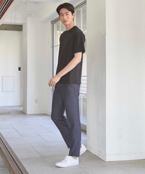 UNION STATION（ユニオンステーション）の「ふくれJQD×袖ポンチT（Tシャツ/カットソー・メンズ・ブラック/ホワイト/ネイビー・M/L/LL）」の8枚目の写真