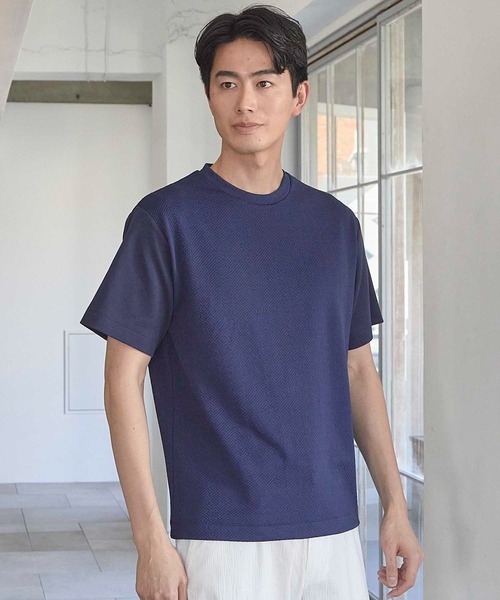 UNION STATION（ユニオンステーション）の「ふくれJQD×袖ポンチT（Tシャツ/カットソー・メンズ・ブラック/ホワイト/ネイビー・M/L/LL）」の10枚目の写真