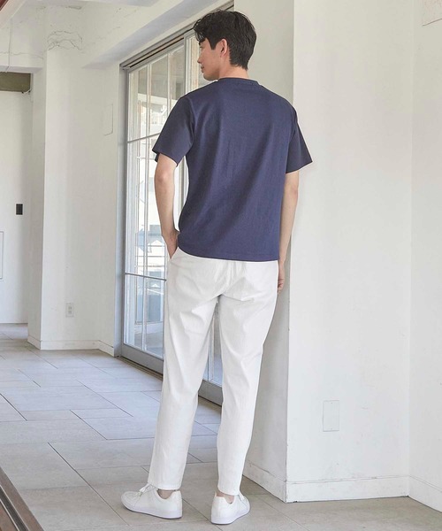 UNION STATION（ユニオンステーション）の「ふくれJQD×袖ポンチT（Tシャツ/カットソー・メンズ・ブラック/ホワイト/ネイビー・M/L/LL）」の14枚目の写真