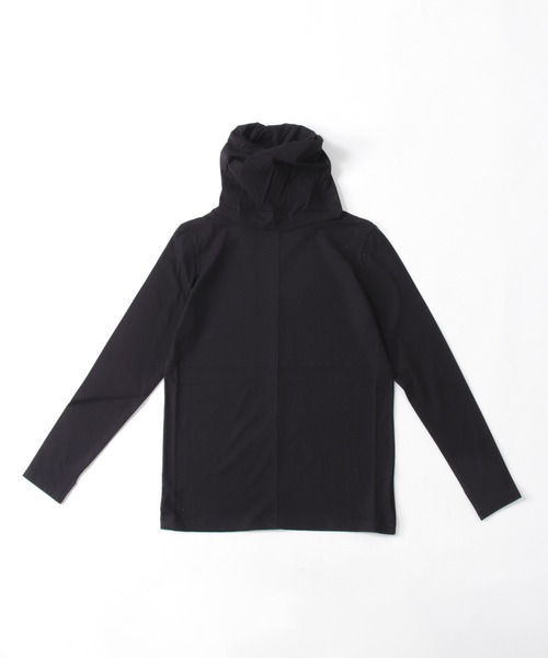 VERSEAU(ヴェルソー)の「クール天竺スヌードネックロンT(Tシャツ/カットソー・レディース・ブラック/ライトピンク/イエロー/ホワイト・FREE)」の1枚目の写真