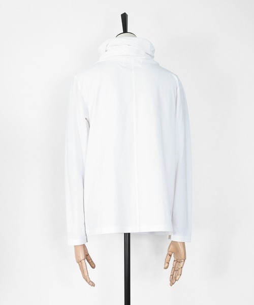 VERSEAU(ヴェルソー)の「クール天竺スヌードネックロンT(Tシャツ/カットソー・レディース・ブラック/ライトピンク/イエロー/ホワイト・FREE)」の7枚目の写真