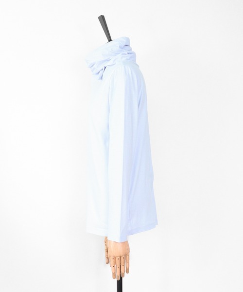 VERSEAU(ヴェルソー)の「クール天竺スヌードネックロンT(Tシャツ/カットソー・レディース・ブラック/ライトピンク/イエロー/ホワイト・FREE)」の16枚目の写真