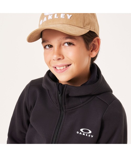 OAKLEY(オークリー)の「オークリー Ytr Warm Fleece Jacket 8.0 / JACKET ジャケット/吸汗速乾/UPF50+/フリース/キッズ・ユース /OAKLEY(パーカー・キッズ・ブラック/グレー/ホワイト系・M/L/S)」の1枚目の写真