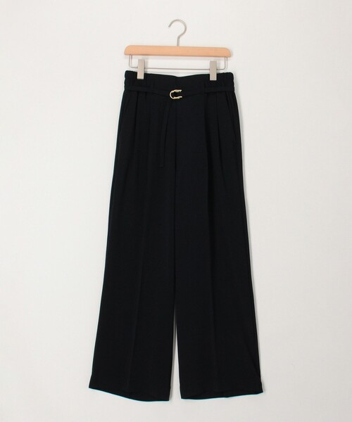 MICO COULIER（ミコクリエ）の「《セットアップ対応》ハイストレッチカルゼワッシャーベルト付きパンツ（その他パンツ・レディース・チャコールグレー/グレイッシュベージュ/ネイビー・36/38）」の13枚目の写真