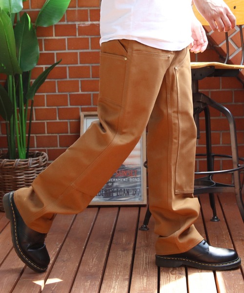 カーハート Carhartt ワークパンツ 茶色 Carhartt カーハート パンツ CARHARTT LOOSE DUCK DOUBLE FRONT