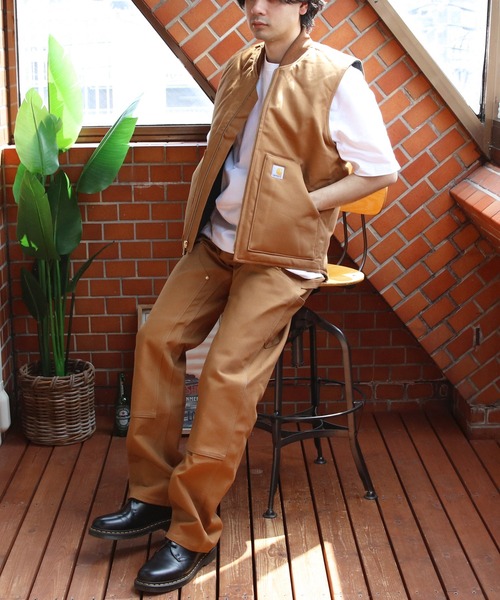 おすぎ様　Carhartt ワークパンツ　ブラウン Carhartt カーハート パンツ CARHARTT LOOSE FIT DUCK DOUBLE
