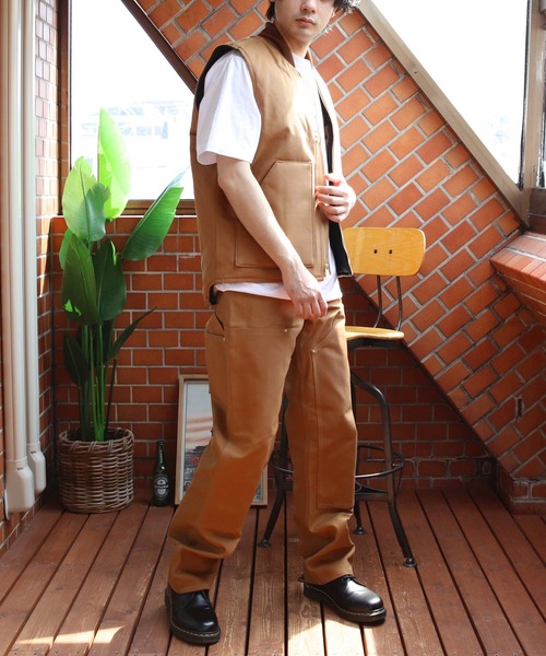 おすぎ様　Carhartt ワークパンツ　ブラウン Carhartt カーハート パンツ CARHARTT LOOSE FIT DUCK DOUBLE