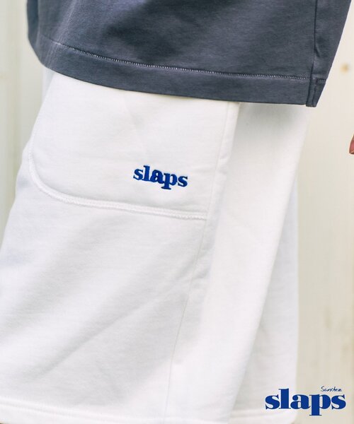 417 EDIFICE（フォーワンセブンエディフィス）の「SLAPS スウェットショーツ（スウェットパンツ・メンズ・ブラック/ホワイト系その他/ブルー系その他・MEDIUM/LARGE）」の2枚目の写真