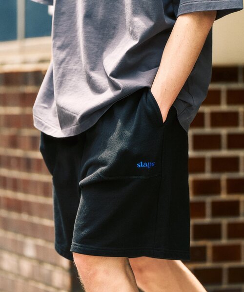 417 EDIFICE（フォーワンセブンエディフィス）の「SLAPS スウェットショーツ（スウェットパンツ・メンズ・ブラック/ホワイト系その他/ブルー系その他・MEDIUM/LARGE）」の5枚目の写真