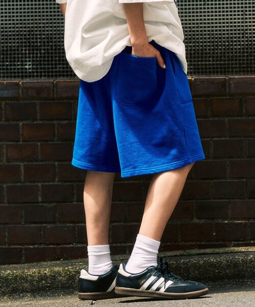 417 EDIFICE（フォーワンセブンエディフィス）の「SLAPS スウェットショーツ（スウェットパンツ・メンズ・ブラック/ホワイト系その他/ブルー系その他・MEDIUM/LARGE）」の10枚目の写真