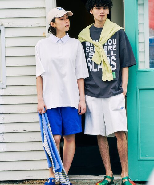 417 EDIFICE（フォーワンセブンエディフィス）の「SLAPS スウェットショーツ（スウェットパンツ・メンズ・ブラック/ホワイト系その他/ブルー系その他・MEDIUM/LARGE）」の13枚目の写真