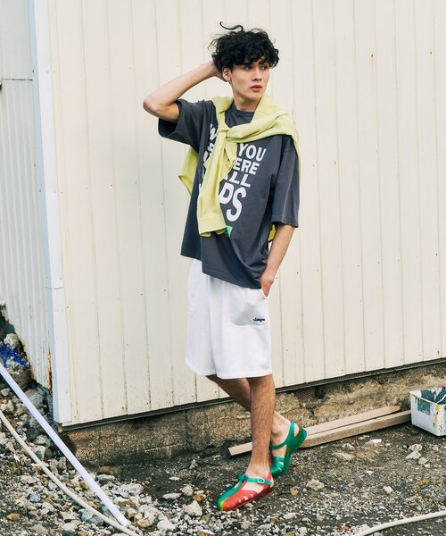 417 EDIFICE（フォーワンセブンエディフィス）の「SLAPS スウェットショーツ（スウェットパンツ・メンズ・ブラック/ホワイト系その他/ブルー系その他・MEDIUM/LARGE）」の16枚目の写真