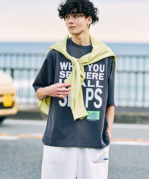 417 EDIFICE（フォーワンセブンエディフィス）の「SLAPS スウェットショーツ（スウェットパンツ・メンズ・ブラック/ホワイト系その他/ブルー系その他・MEDIUM/LARGE）」の18枚目の写真