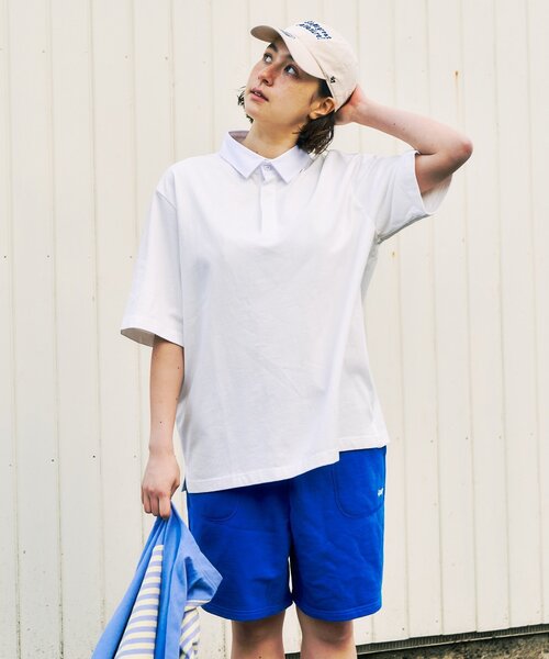 417 EDIFICE（フォーワンセブンエディフィス）の「SLAPS スウェットショーツ（スウェットパンツ・メンズ・ブラック/ホワイト系その他/ブルー系その他・MEDIUM/LARGE）」の20枚目の写真