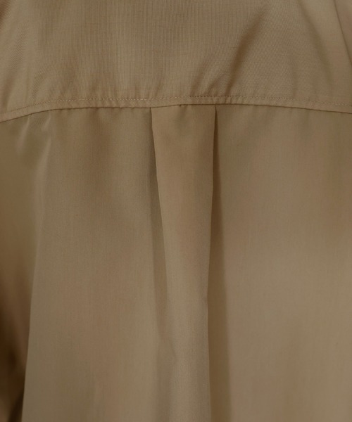 hellam（へラム）の「ハーフスリーブオーバーシャツ（シャツ/ブラウス・レディース・オフホワイト/ブルー/チャコール/ベージュ・FREE）」の12枚目の写真