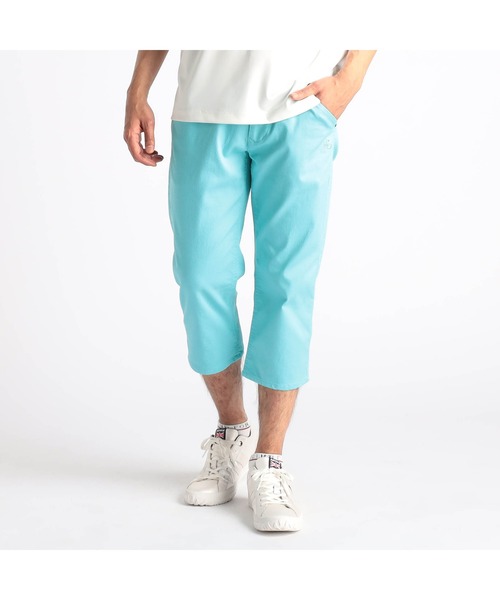 NICOLE CLUB FOR MEN(ニコルクラブフォーメン)の「TCシャンブレーツイルクロップドパンツ(その他パンツ・メンズ・ブルー系/ターコイズブルー/ブラック/ホワイト系・MEDIUM/SMALL/X-LARGE/LARGE)」の3枚目の写真